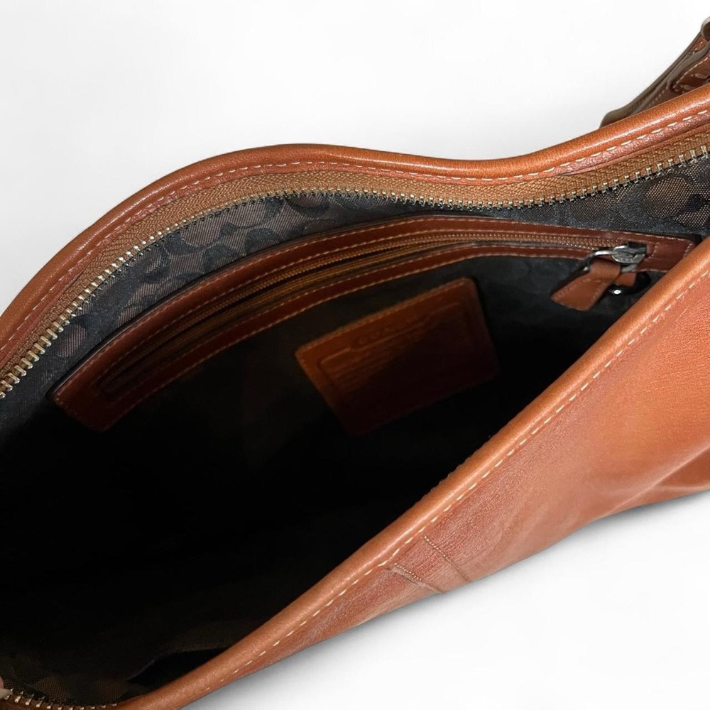 Coach Tan Leather Hobo Bag - Picture 3 of 5